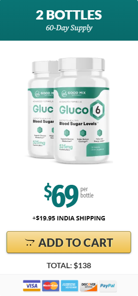 Gluco6 1 Bottle Package